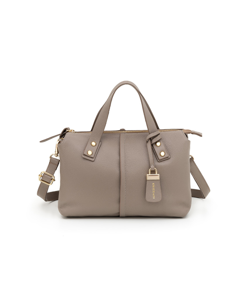 Bolsa Tiracolo Com Dois Foles | CR-965 – Taupe